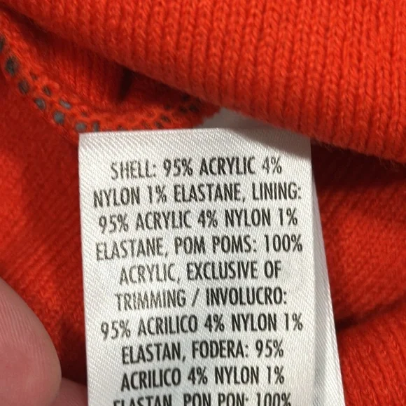 Disney Parks Kids Knit Winter Hat - Santa Mickey Mouse Holiday Beanie Pom NEW - Picture 5 of 6